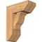 Ekena Millwork Funston Slat Smooth Bracket w/ Offset Brace, Western Red Cedar, 7 1/2"W x 18"D x 22"H BKT0806X18X22FST06SWR - alternate 1